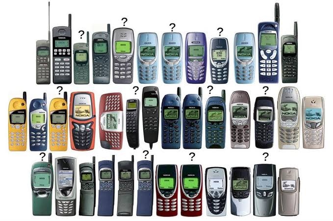 Geçmişte bu telefonlardan hangilerini kullandınız?