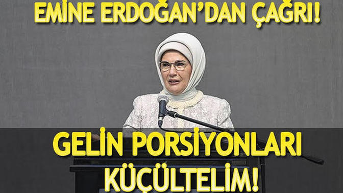 Emine Erdoğan; Porsiyonlarınızı Küçültün diyor, Küçülten var mı?