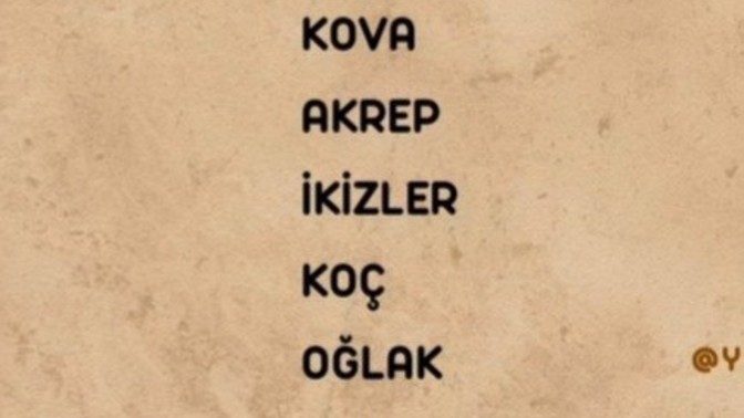 En çapkın burçlar sırasıyla kimlermiş?