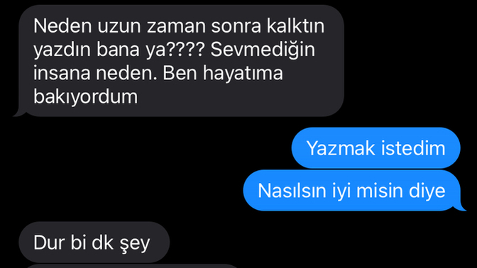Eski sevgilinize yazsanız nasıl tepki alırsınız?