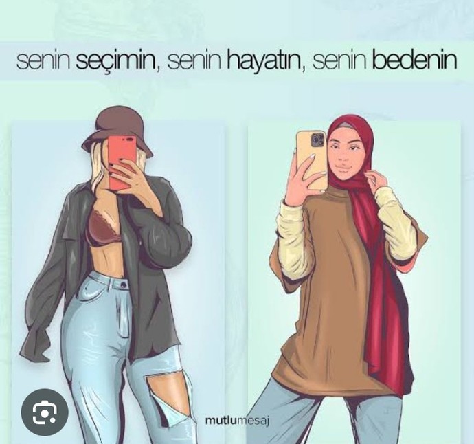 Açıkların aksine tesettürlü bayanlar size itici gelirmi?