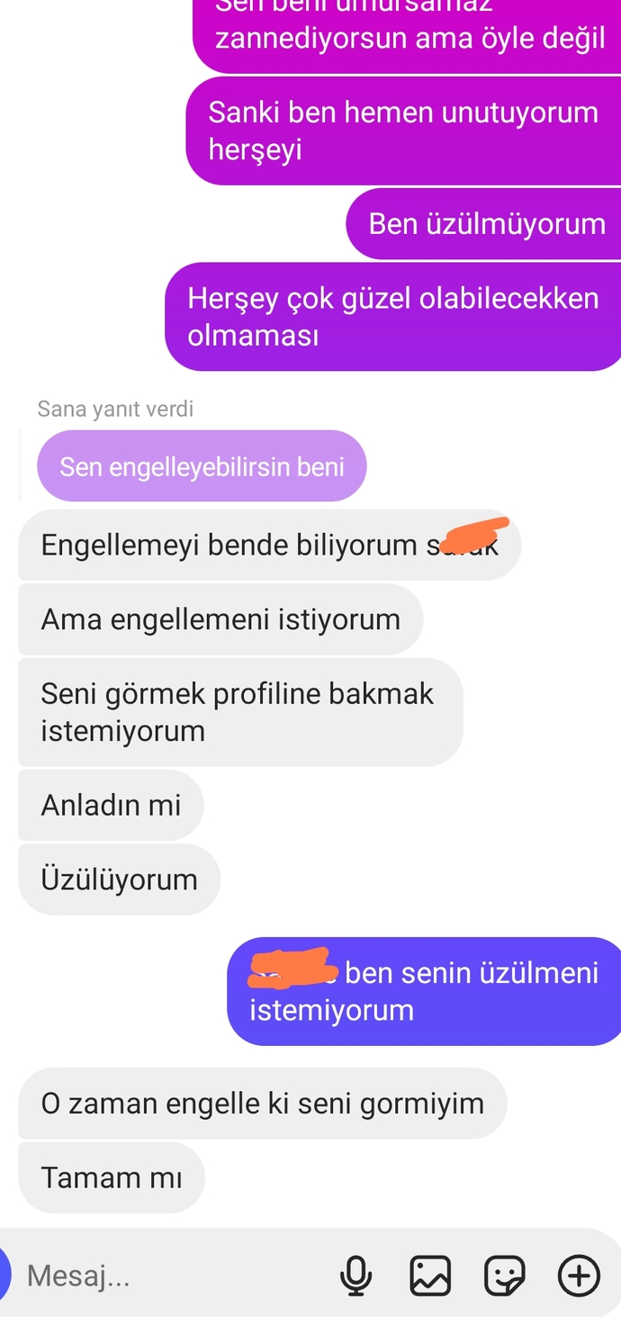 Engellemelimiyim sizce de?