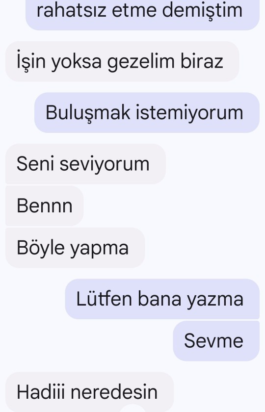 Beni sürekli rahatsız ediyor ne yapmalıyım?