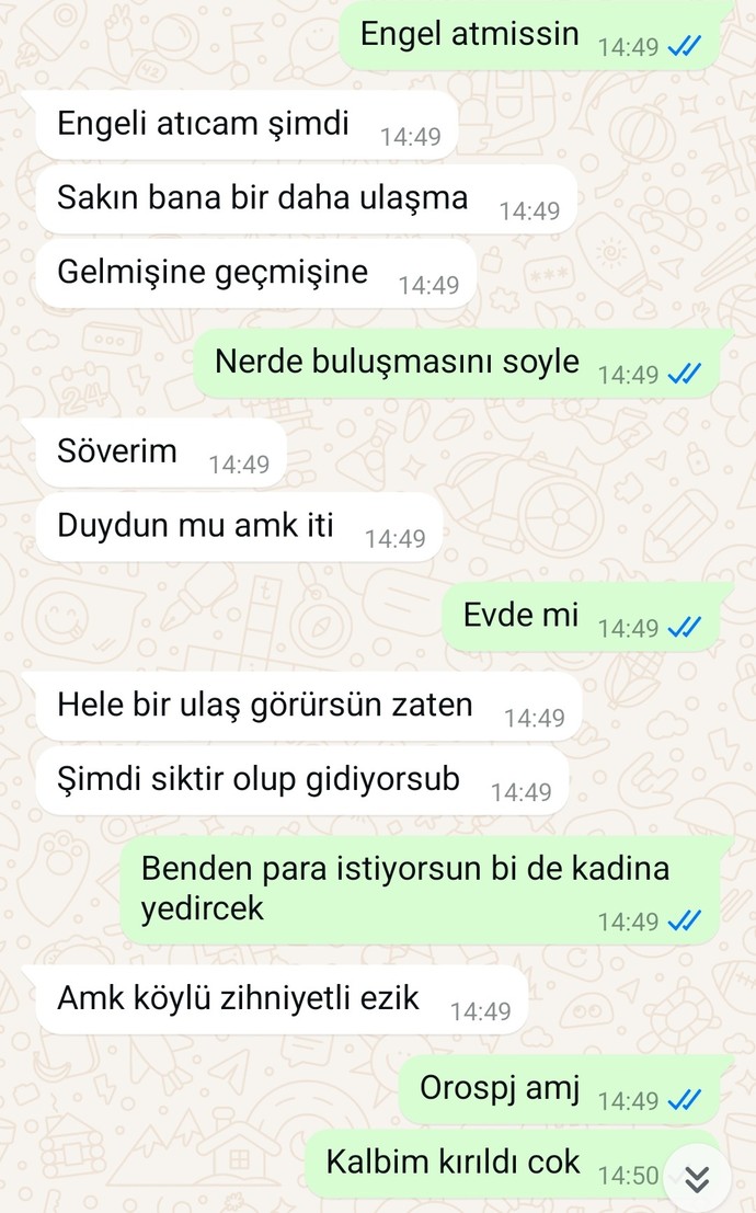 Beni cok üzüyor?