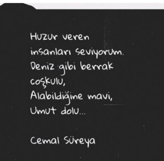 Ruh halinizi yansıtan bir cümle veya dörtlük yazabilir misiniz?