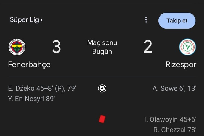 Fenerbahçe 3-2 Ç. Rizespor maç sonucu. Maçı nasıl değerlendirirsiniz?