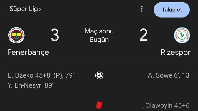 Fenerbahçe 3-2 Ç. Rizespor maç sonucu. Maçı nasıl değerlendirirsiniz?