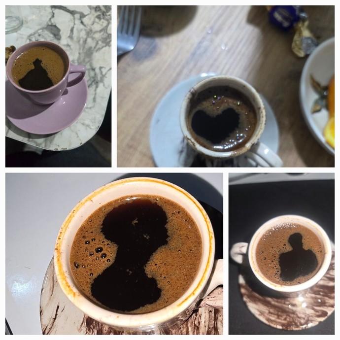 Sizce sürekli yaptığım kahvelerde bu şekiller çıkıyor?