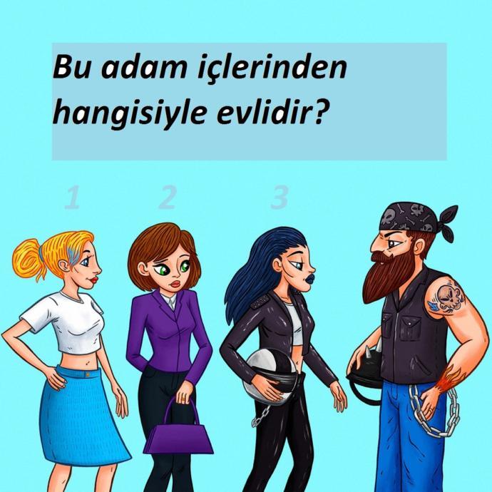 Sizce adamın eşi resimdekilerden hangisi?
