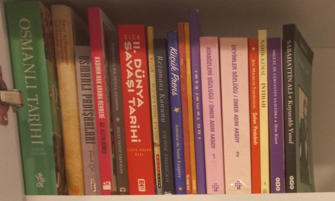 Aşağıdaki görsel benim kitaplığımdan bir kesit. Bu kesit hakkında ne düşünüyorsunuz?