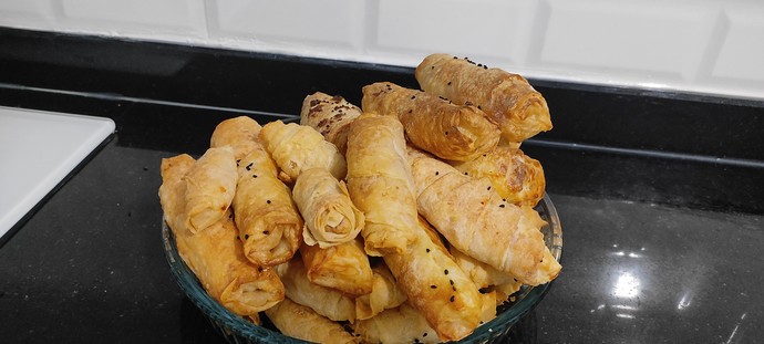 Kremalı çıtır börek yaptım nasıl olmuş?
