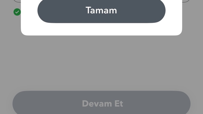 Snep hata veriyor yeni hesap açamıyorum ne yapmalıyım?