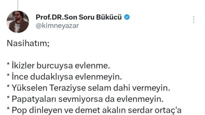 Evlilik konusunda özel kriterleriniz var mı?