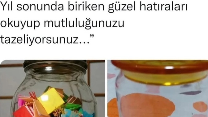 Cok iyi fikir degil mi "MUTLULUK BIRIKTIRMEK" 🥰🥰💕🌸?