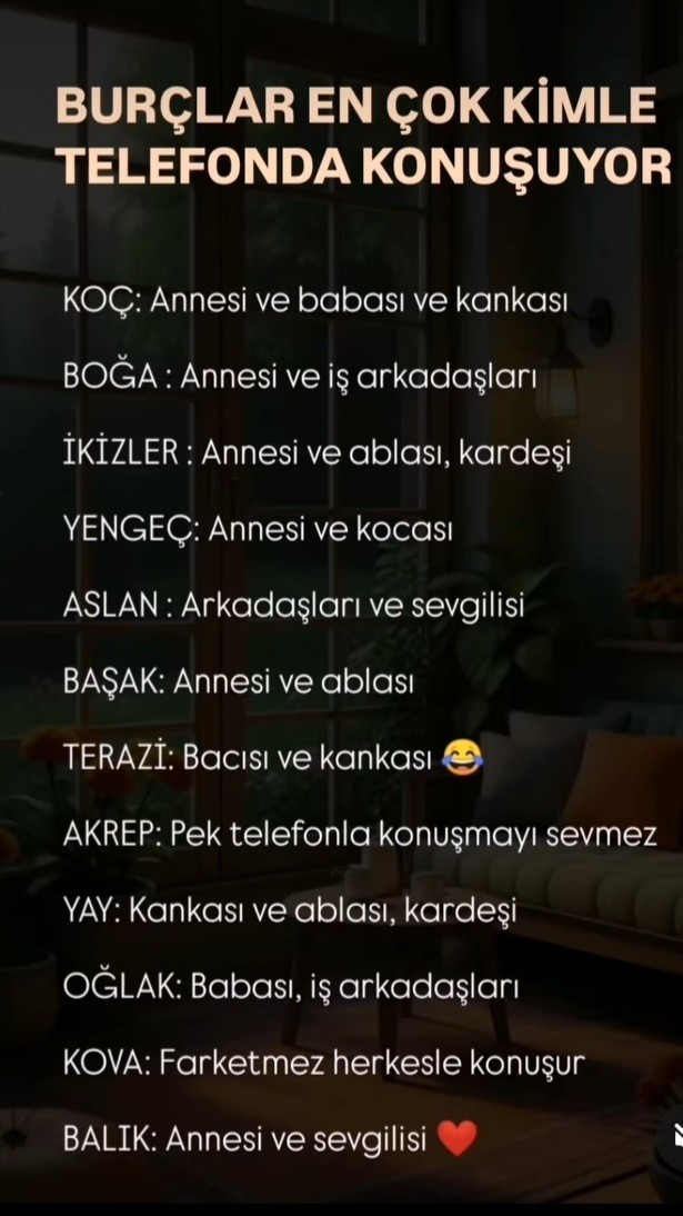 Telefonda en çok kiminle konuşuyorsunuz?