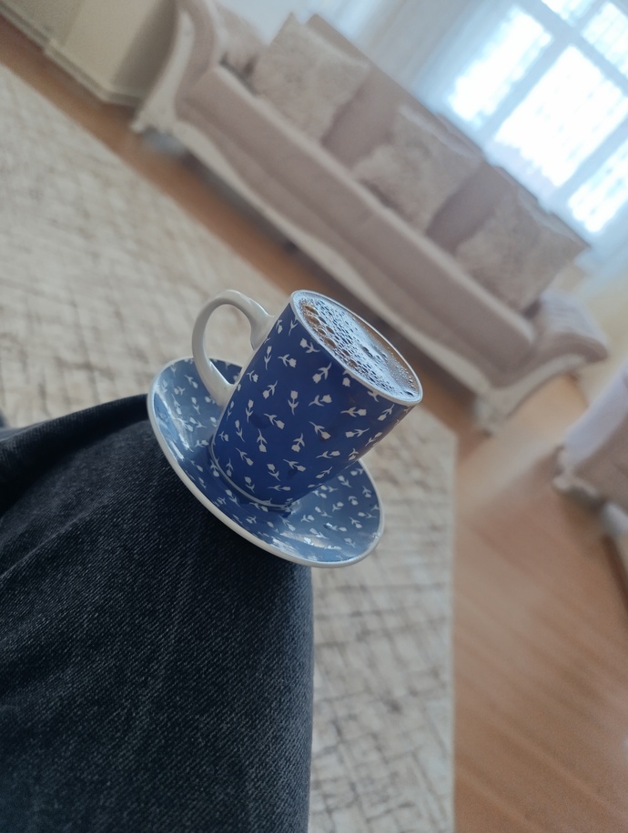 ☕🌸