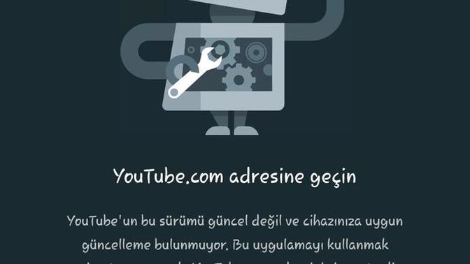 Youtube'a girince şöyle bir uyarı verdi ne anlama geliyor biri aciklayabilir mi?