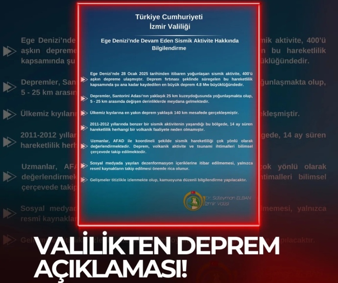İzmirde depremler durmuyor?