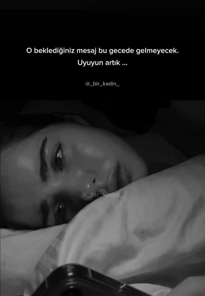 Mesajını beklediğiniz biri var mı?