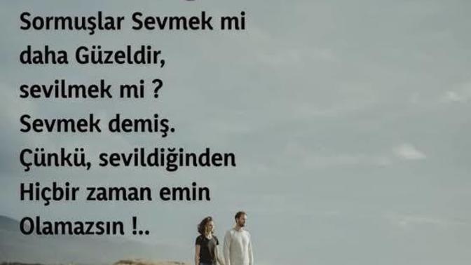 KScanlar sevilmek mi daha güzel sevmek mi 💕?