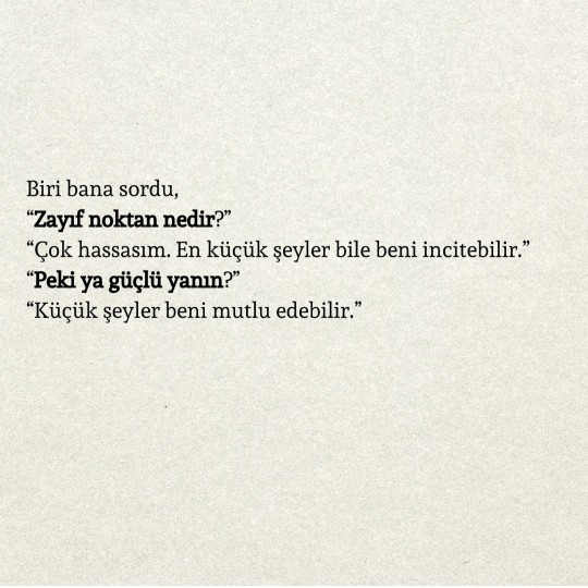 Zayıf noktanız ve zaaflariniz nedir?