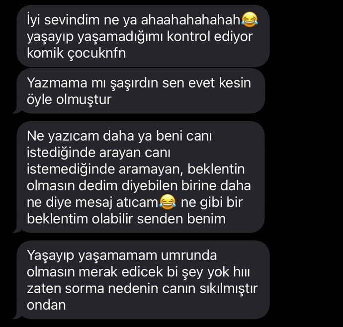 Bir kadın olarak erkeklerden beklentiniz nedir?