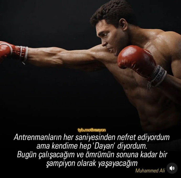 be a champiob
