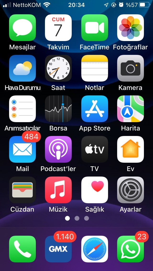 Telefonunuzda ne gibi uygulamalar var düzeni nasıl?