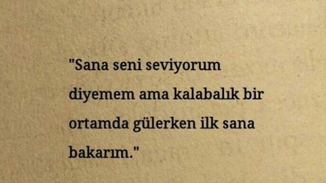 Hiç birinin sizi sevmesini istediniz mi?