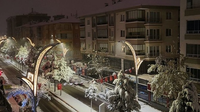 Orada da kar var mı?