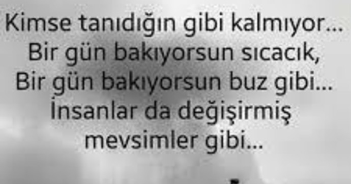 O Tanıdığımız kişiler, ilk tanıdığımız günkü gibi kalıyor mu ve sonradan değişenlere ne denir?
