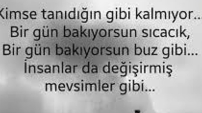 O Tanıdığımız kişiler, ilk tanıdığımız günkü gibi kalıyor mu ve sonradan değişenlere ne denir?