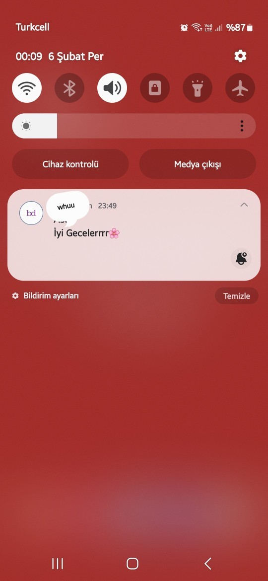 Kimler iyi geceler mesajı aldı?