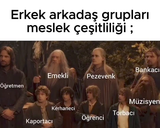Arkadaş ortamınızın meslek grupları nasıl?