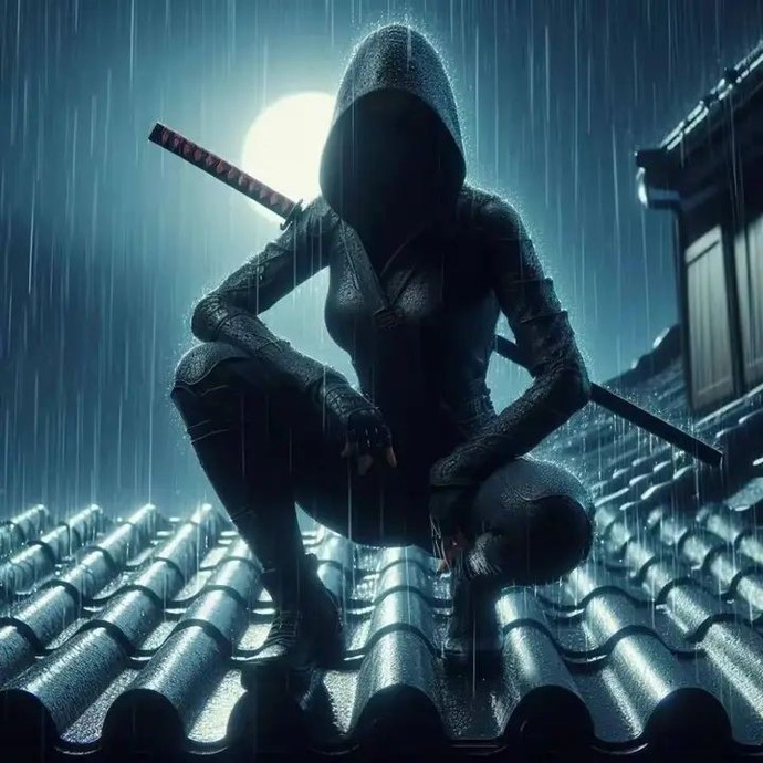 Bir ninja olsaydınız size kimse dokunmaya bile cüret edemez miydi?