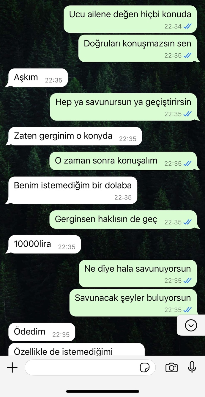 Kızlar haksız mıyım lütfen söyleyin sevgilim ailesini sürekli haksız olsalar da savunuyor diye ayrıldım?