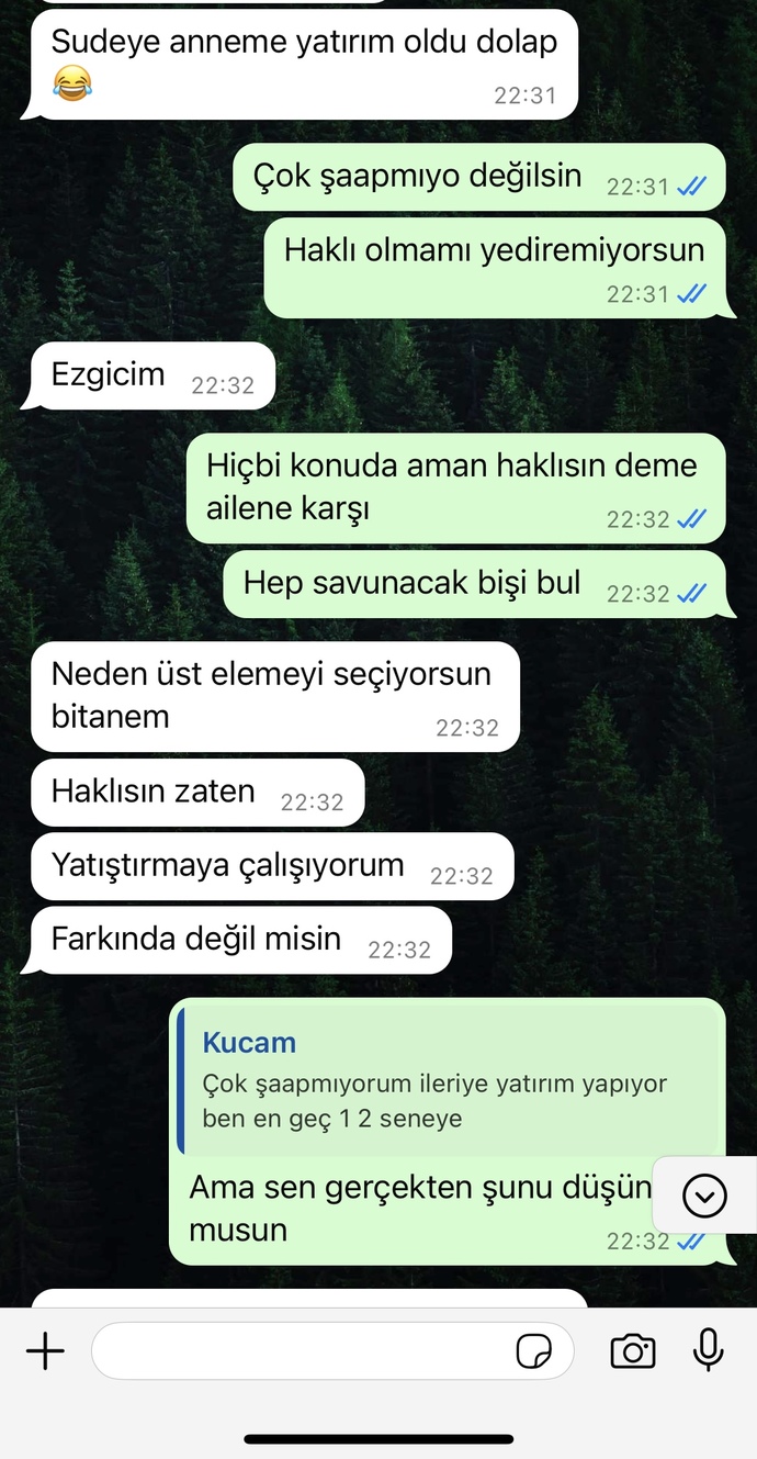 Kızlar haksız mıyım lütfen söyleyin sevgilim ailesini sürekli haksız olsalar da savunuyor diye ayrıldım?