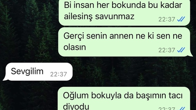 Kızlar haksız mıyım lütfen söyleyin sevgilim ailesini sürekli haksız olsalar da savunuyor diye ayrıldım?
