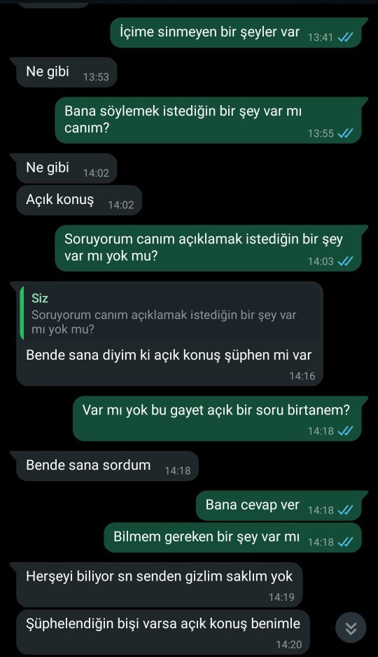 Aldatılıyor olabilir miyim?