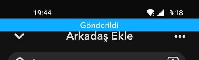 Ekran görüntüsü aldım arkadaşıma atmak için?