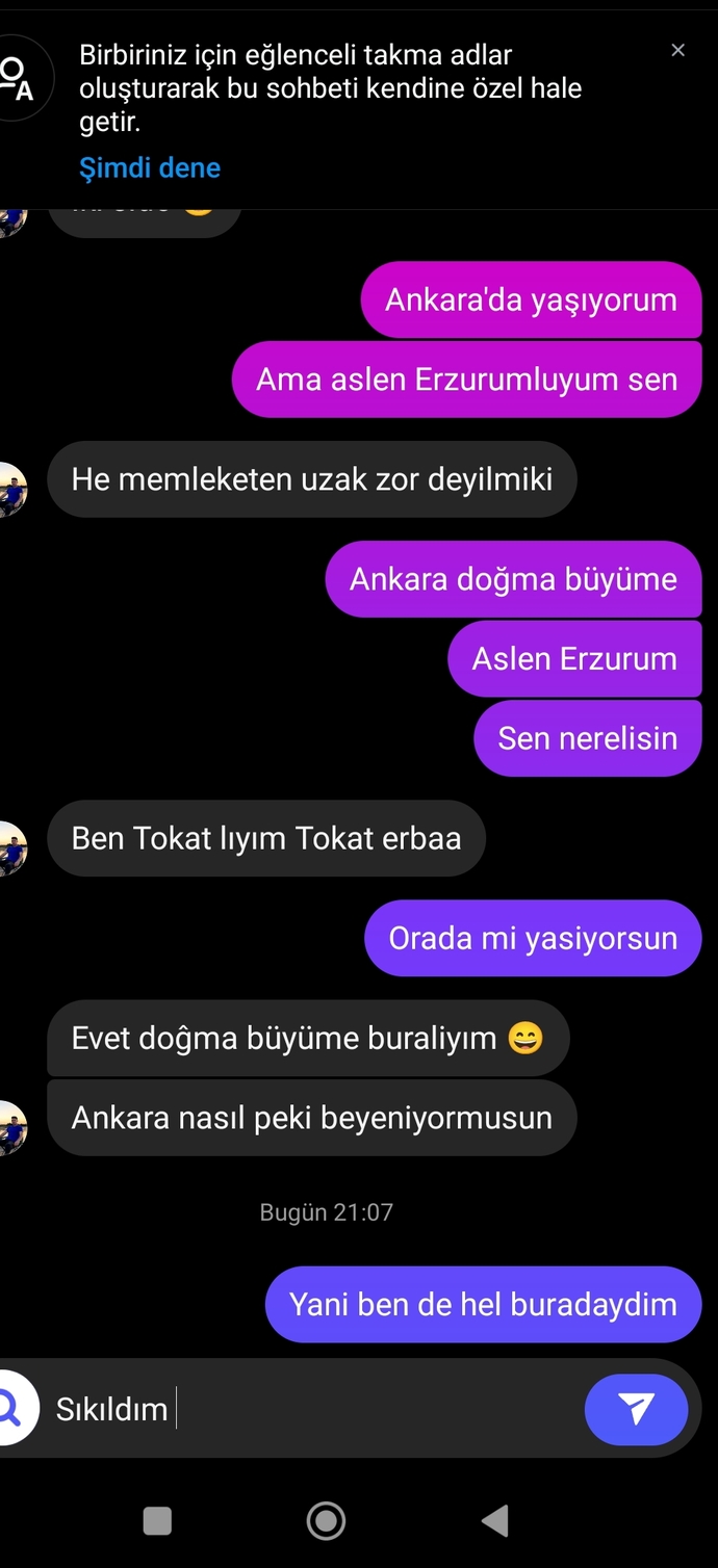 Yazım yanlışı yapan karşı cinsten olur mu?