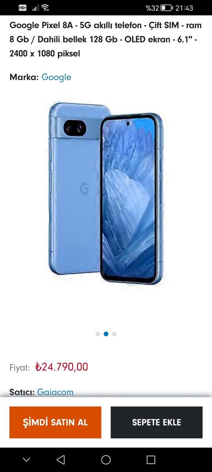 Chat gpt 20 30 bin arasındaki en iyi telefonun Google Pixel 8 olduğunu söyledi kullanan var mı ne dersiniz özellikleri nasıl?