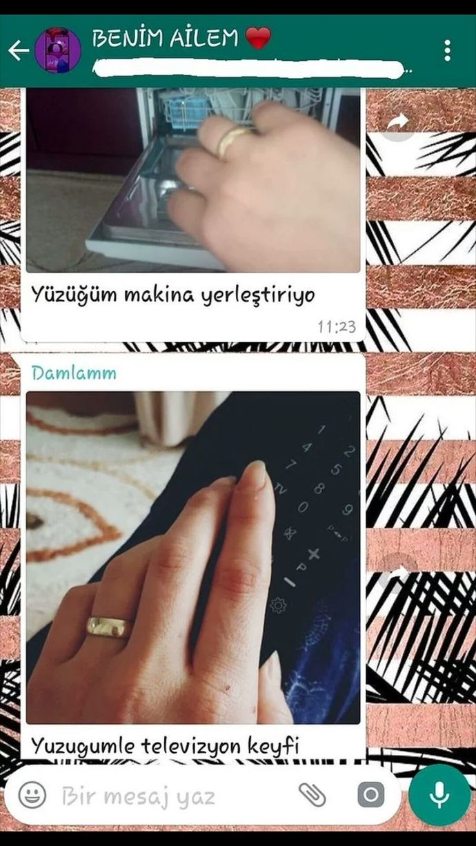 Enişteniz bana yüzük almış yüzüğümle neler yapa bilirim?