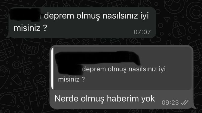 Mesaj atmak için bahane aradığınız biri var mı?