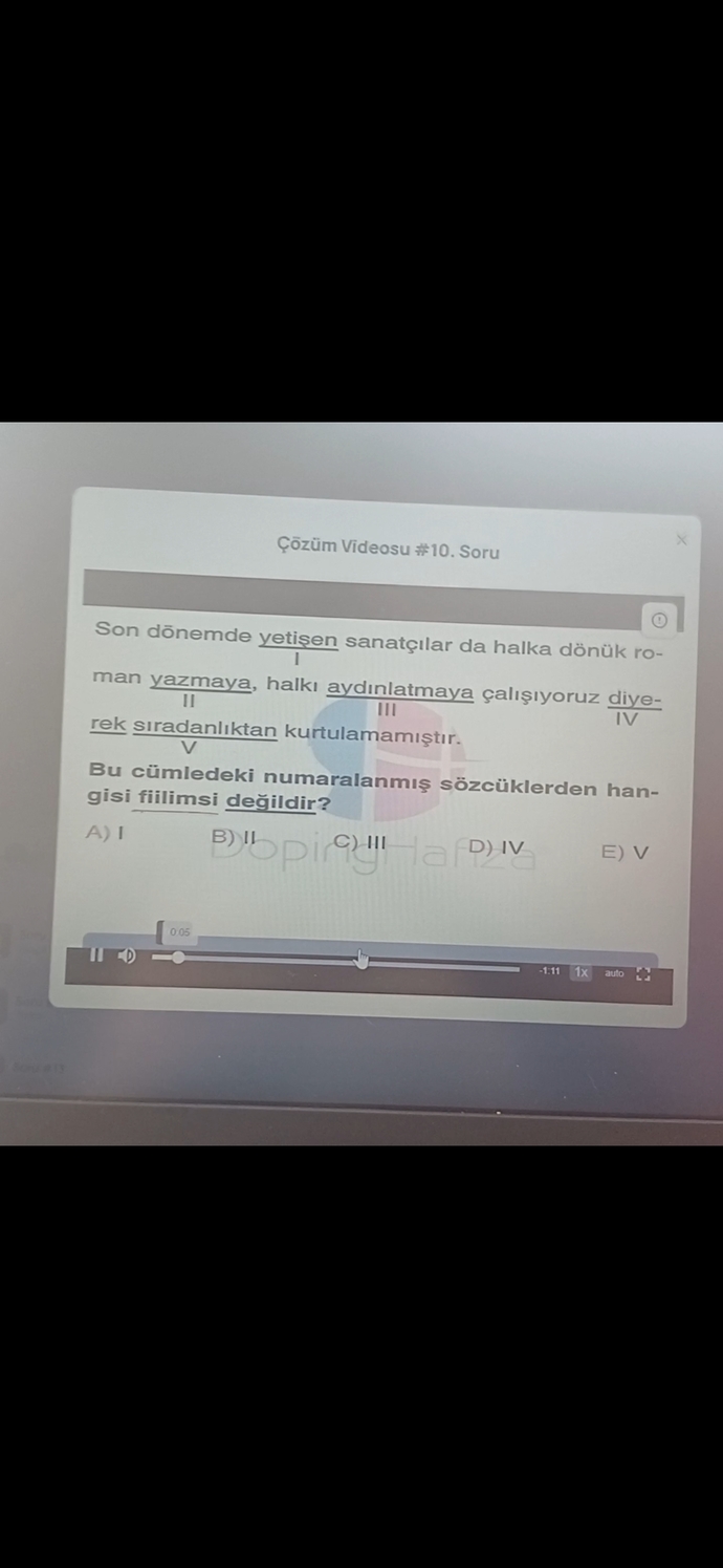 Sinavlarda boyle soru hep geliyor mesela ben fiilimsi olmadigini nasil anlayabilirim?