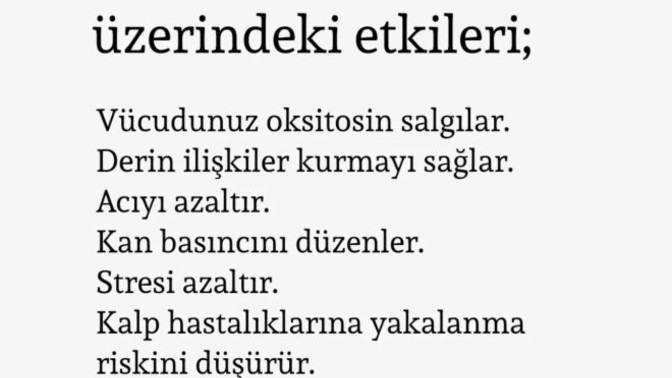 En Son Ne Zaman Sarıldınız? ve Kime Sarıldınız?