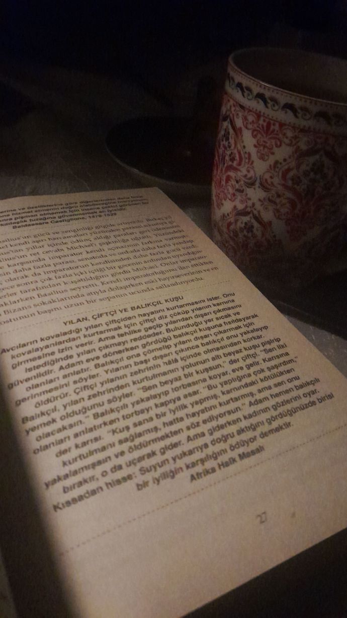 tabi ki kitap okurken..