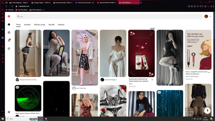 Pinterest ne sıklıkla kullanıyorsunuz?