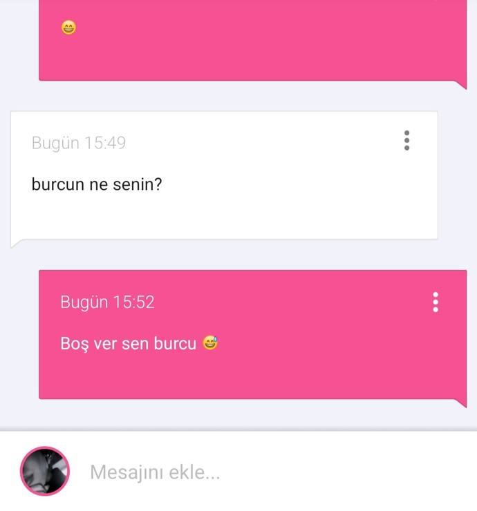 Çekinmem ama ne gerek var ekşına shdh