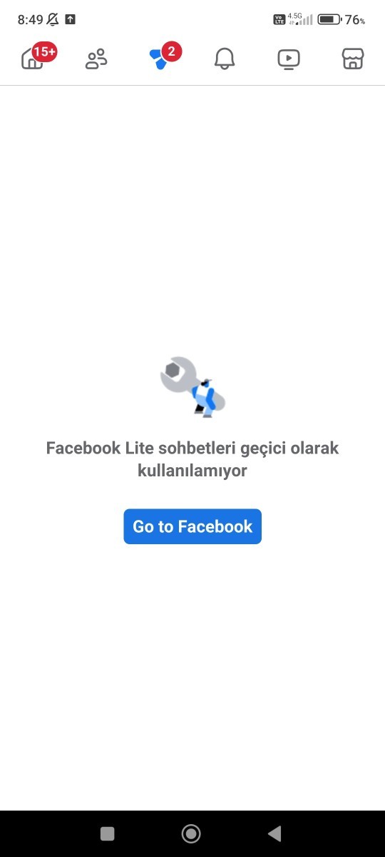 Facebook Lite kullanıyordum bu sabah bir baktım böyle olmuş?